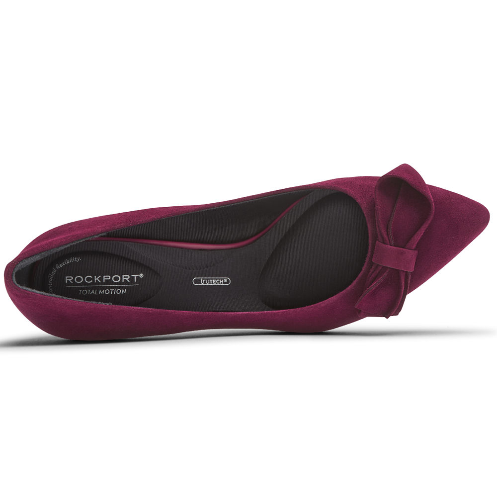 Rockport Hæler Sko Dame Rosa - Total Motion 75Mm Bow - MGIE36175